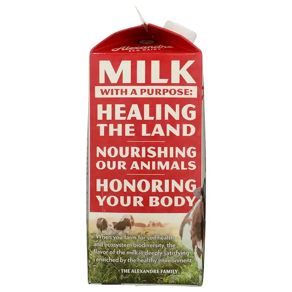 Alexandre Eco Dairy, Milk Whole UHT A2 Organic, 59 Fl Oz 5