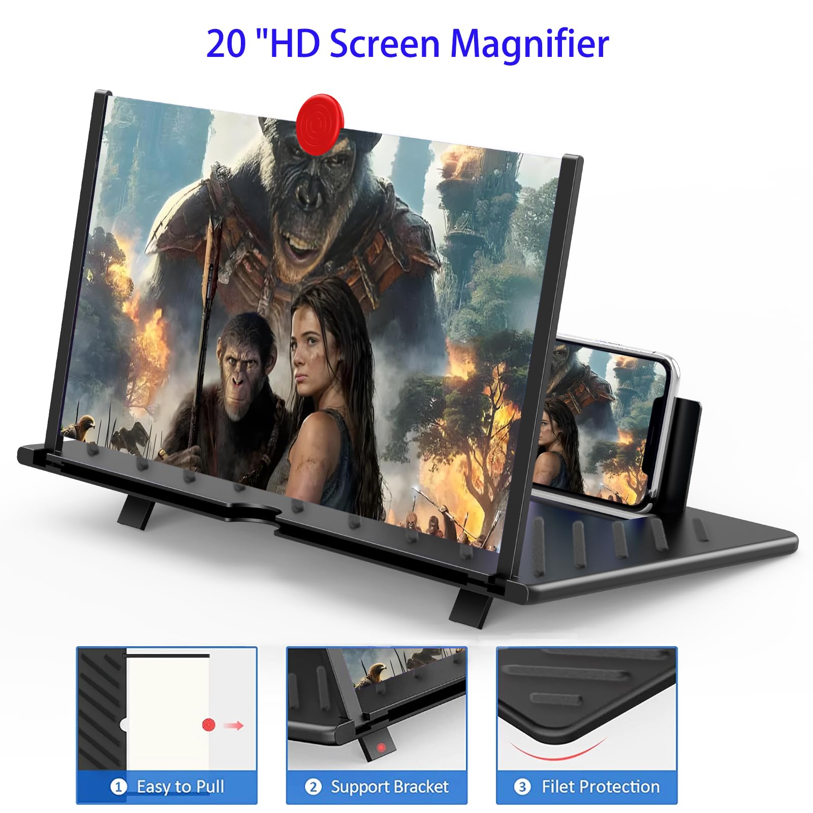 Lupas De Pantalla Para Celular Amplificador Portátil De Pantalla