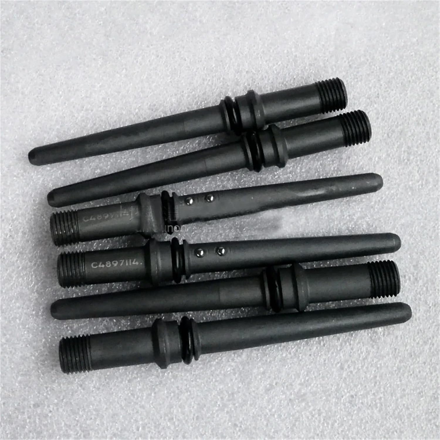 6Pcs 4897114 Fuel Injector Connect Tube Fit Compatible With Dodge Ram Cummins 59L 4897115 Car Accessories Parts