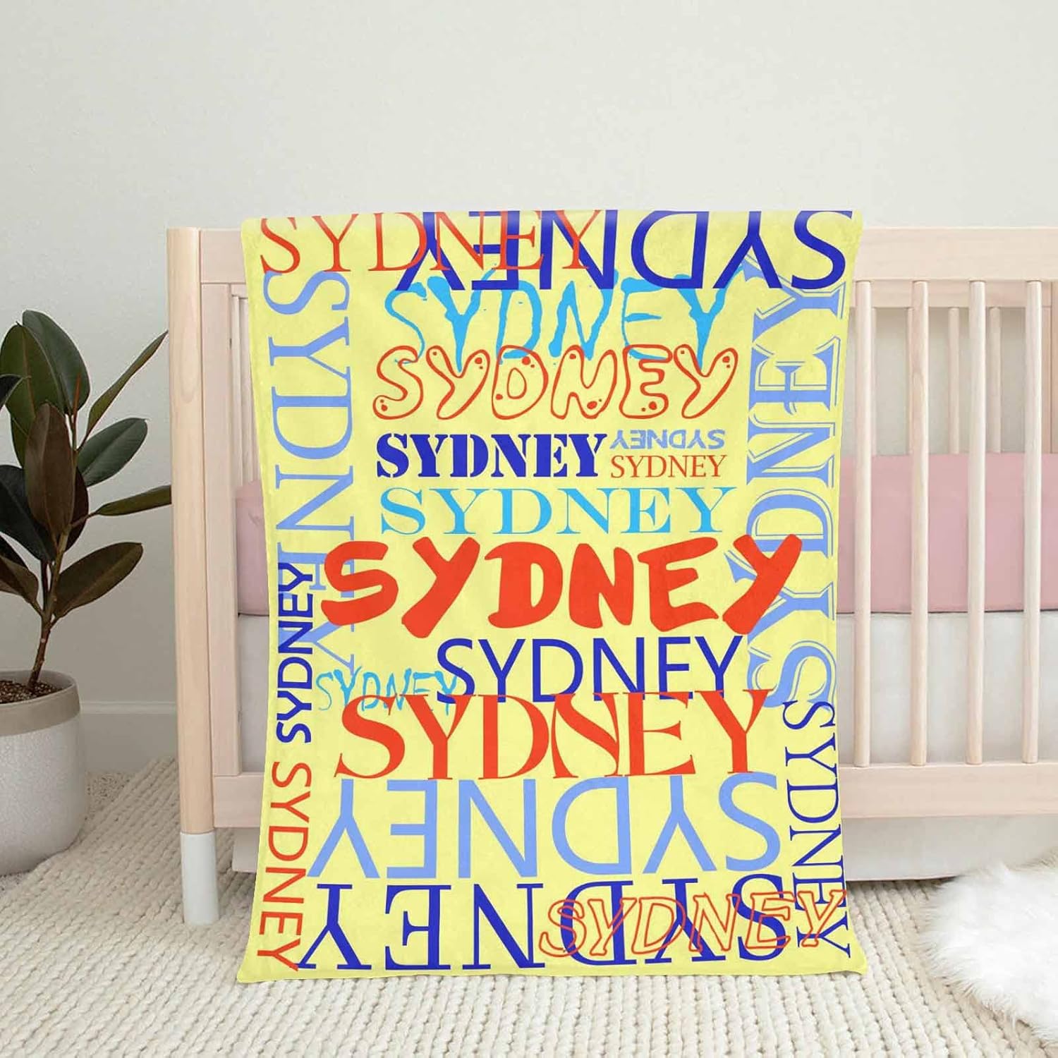 Artsadd Personalized Blanket for Kids Personalized Name Blanket Custom Throw Blanket with Name for Adult Funny Bed Blanket for Birthday Memorial Day Valentine's Day Gift 40x50