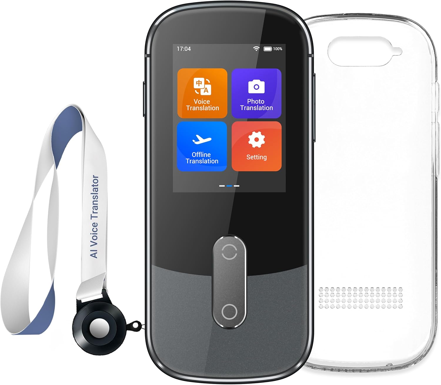 XUPURTLK Language Translator Device No WiFi Needed, Two-Way Real Time Voice Translation Device, 144 Languages Online Offline Voice Text Photo Translation for Travel, Business, Learning