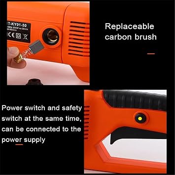 Electric Pipe Threader, 2300w Industrial Pipe Threading Machine, Pipe Threading Machine, Manual Pipe Threading Kit Set, with 6 Dies 1/2