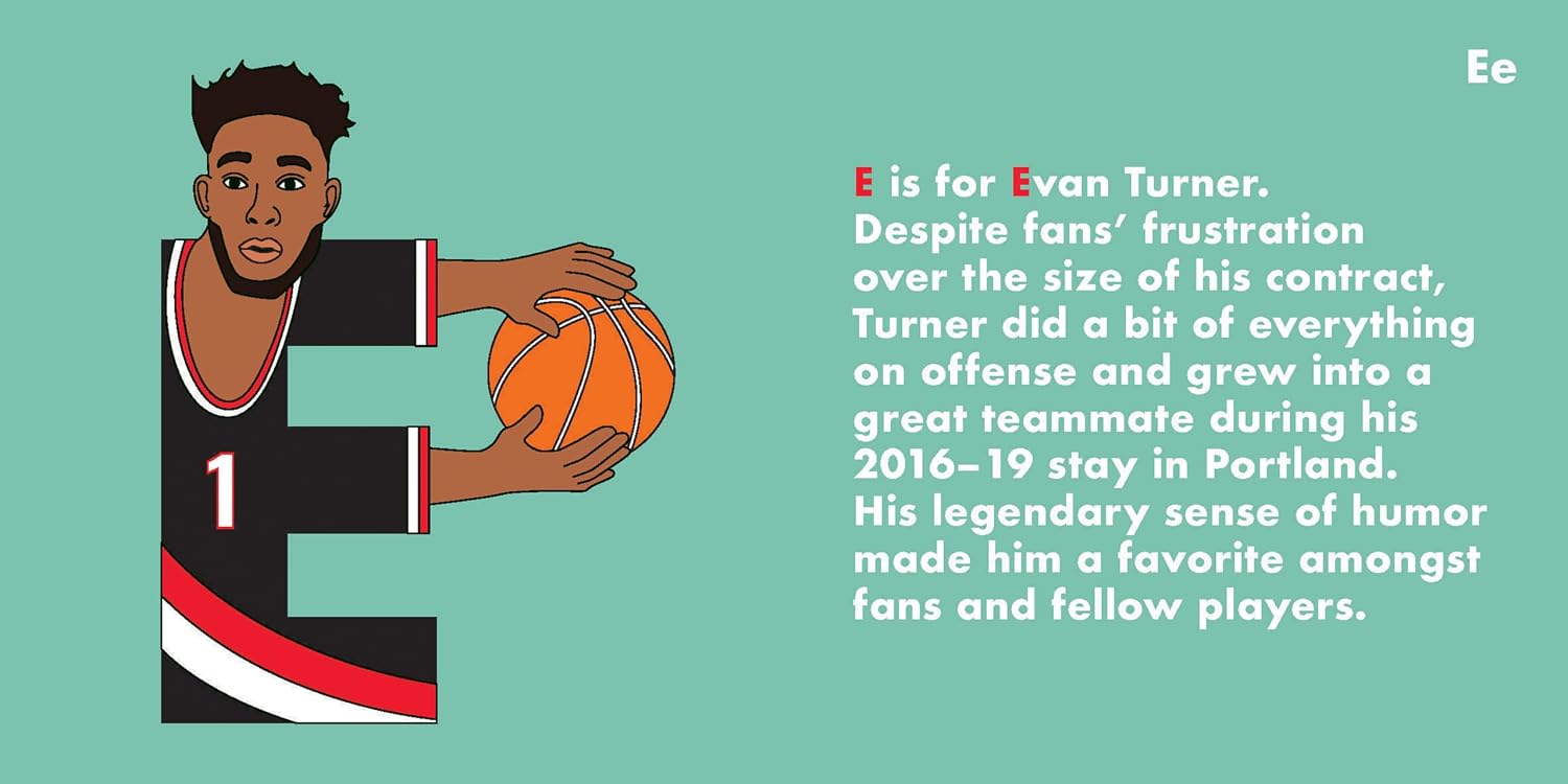 Trail Blazers Legends Alphabet