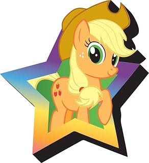 AQUARIUS My Little Pony Apple Jack Funky Chunky Novelty Magnet for Refrigerator, Locker, Whiteboard & Game Room Officially Licensed Merchandise & Collectibles
