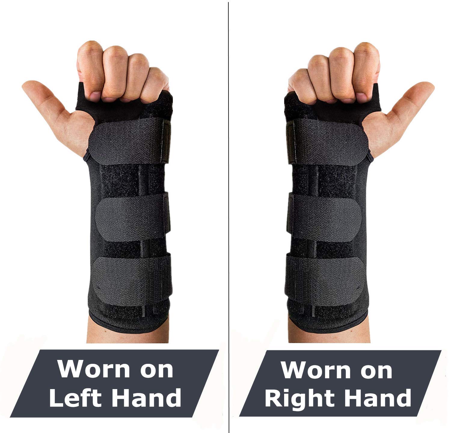 Orthosleeve WS6 Fascia a compressione graduata - Tutore per il polso allevia il dolore del tunnel carpale, artrite, rizoartrosi, gonfiore, tendinite e distorsioni del polso Taglia XL (Naturale