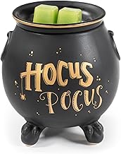Scentsationals Wax Melt Warmer, Wax Warmer for Scented Wax Melts - Halloween Collection Hocus Pocus - Candle Wax Melter for Fragrance Cubes and Tarts