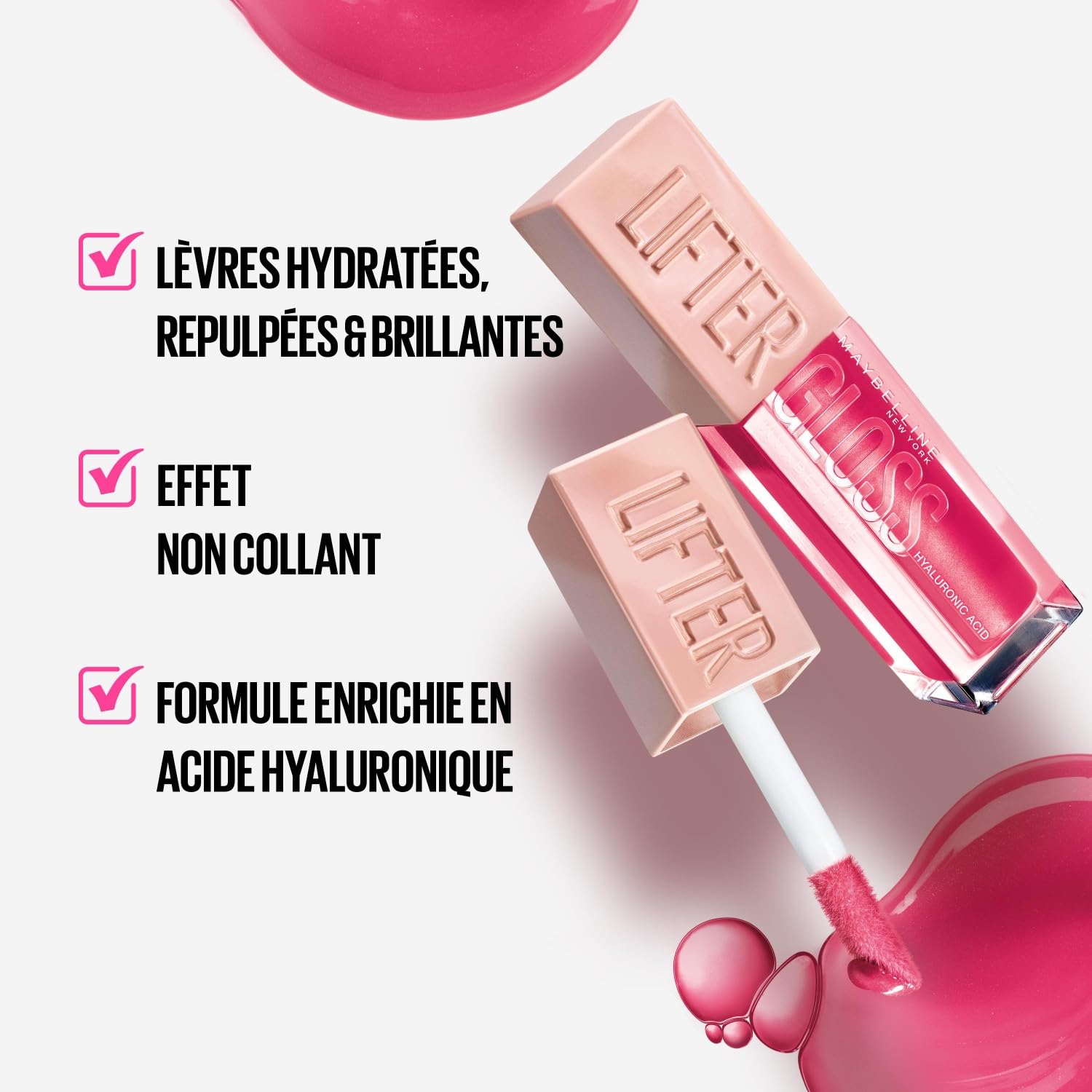 Maybelline Lifter Gloss Błyszczyk do Ust, 025 Taffy, 5.4 ml