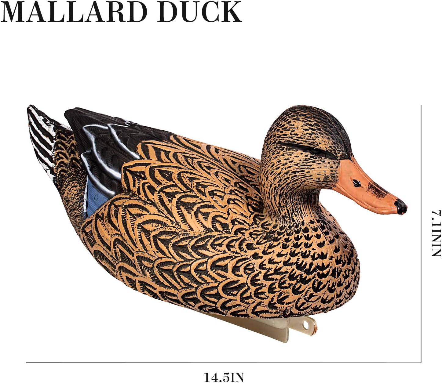 Heerweiyi Mallard Duck Decoys Popular New Material EVA Collapsible Plastic Duck Decoy Mallard Duck Decoys,Easy to Carry and use, More Cost-Effective.