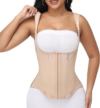 SHAPSHE Waist Trainer for Women Tummy Control Corset Shapewear Workout Cincher Back Support Body Shaper Vest