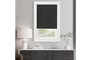 Achim Cordless Light Filtering Mini Blind - Vinyl Window Blinds for High Visibility