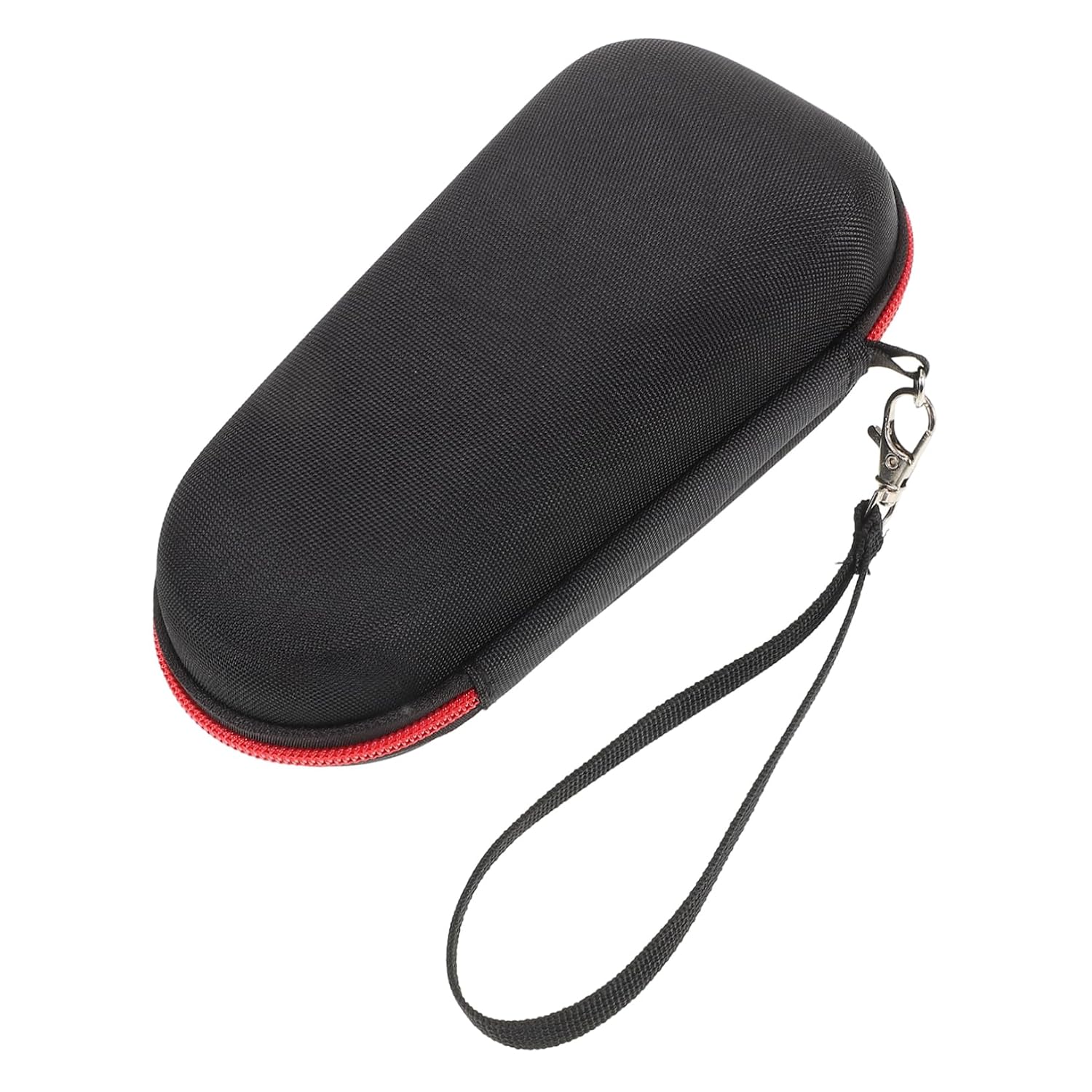 Portable Travel Shaver Organizer Bag for Electric Trimmer Durable Double Zipper Carrying Case for Men Grooming Essentials Compatible with Beard Trimmer and Electric Razor