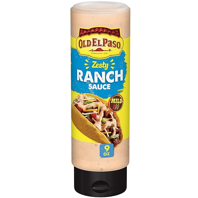 Old El Paso Zesty Ranch Taco Sauce, 9oz
$3.09 [$2.92] when you check out with Subscribe & Save.
($3.68 at Walmart)
CLICK HERE
