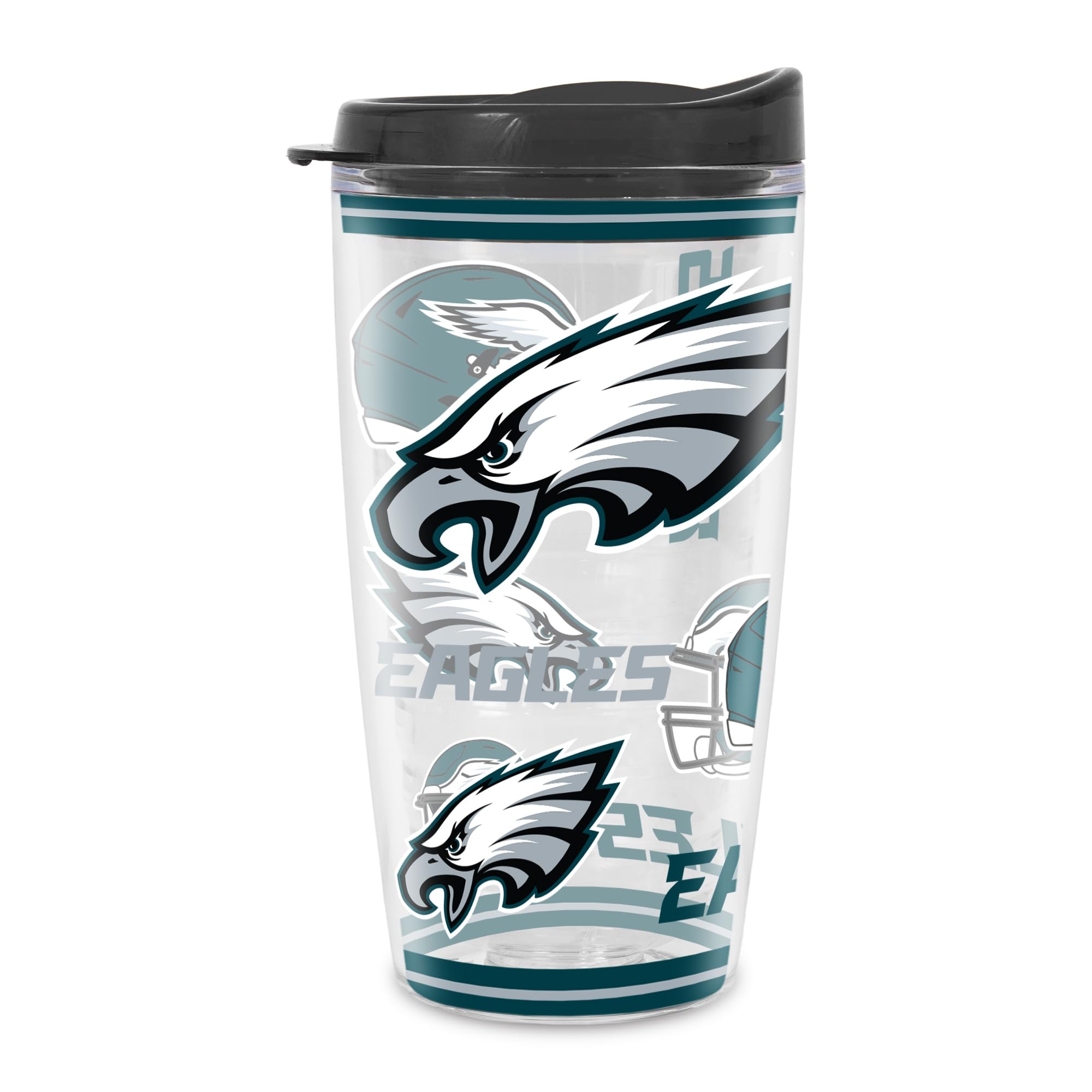 Rico Industries NFL Football Double Wall Mayhem 16oz Tritan Tumbler W Lid