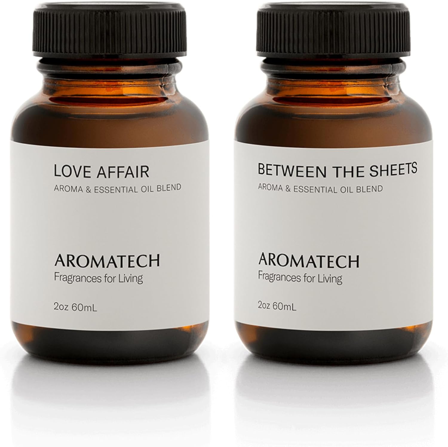 AromaTech Love Affair and Between the Sheets Premium Aroma Oil Bundle for Scent Diffusers - 2 Fl Oz (Pack of 2)
