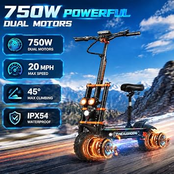 Adult Electric Scooter 60V Twin Motor Long Distance Foldable Sport