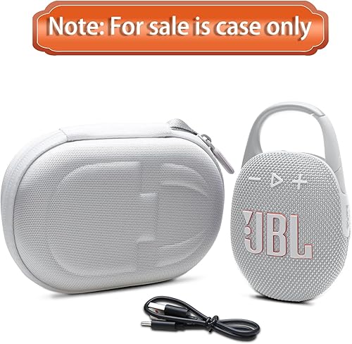 Miniatura 27 de LTGEM - Funda compatible con altavoz Bluetooth JBL Clip 4/5 Ultra portátil, impermeable, a prueba de polvo, color azul Azul / Patchwork