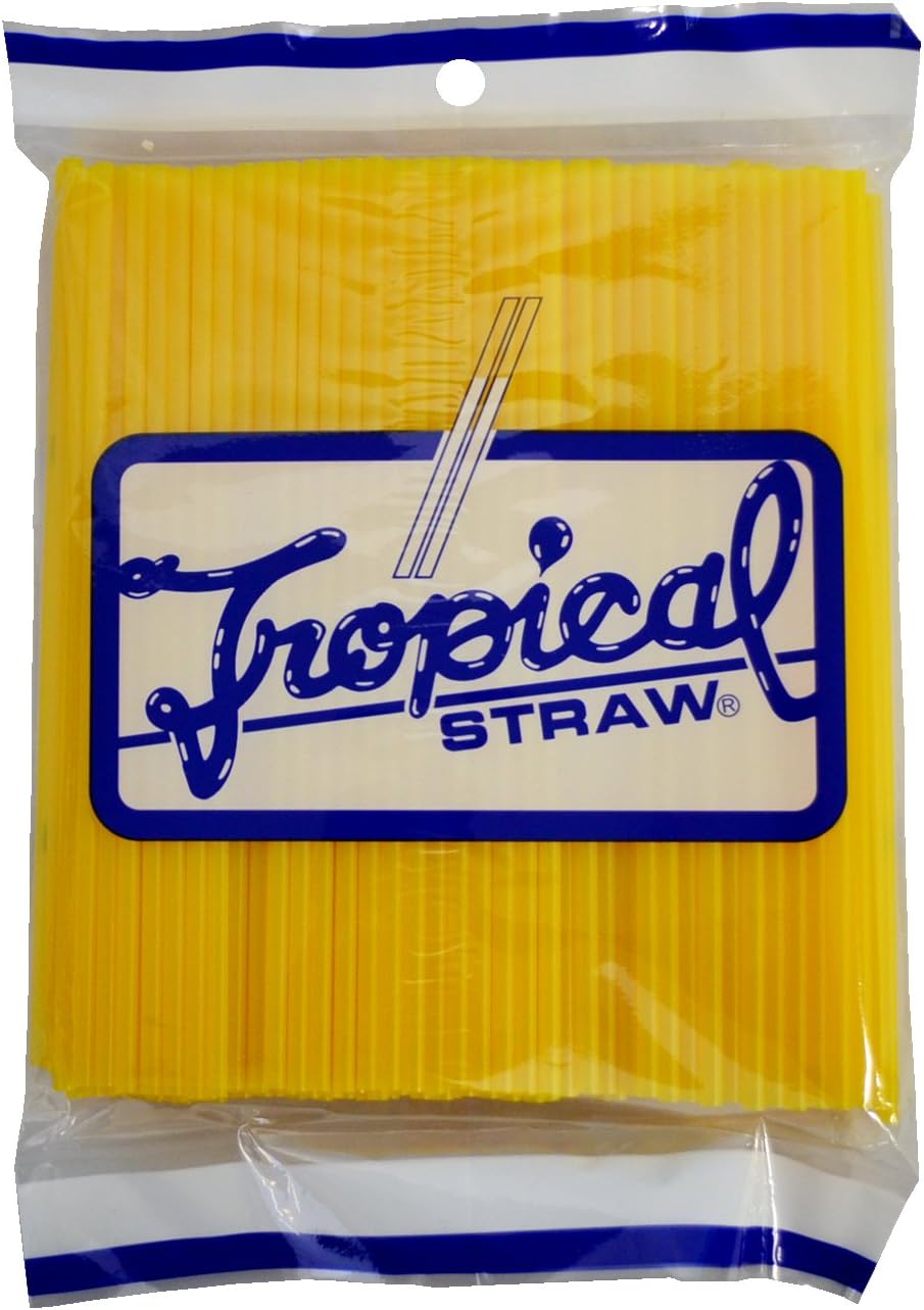 Tropical Straw Yellow Pack of 200 32150030