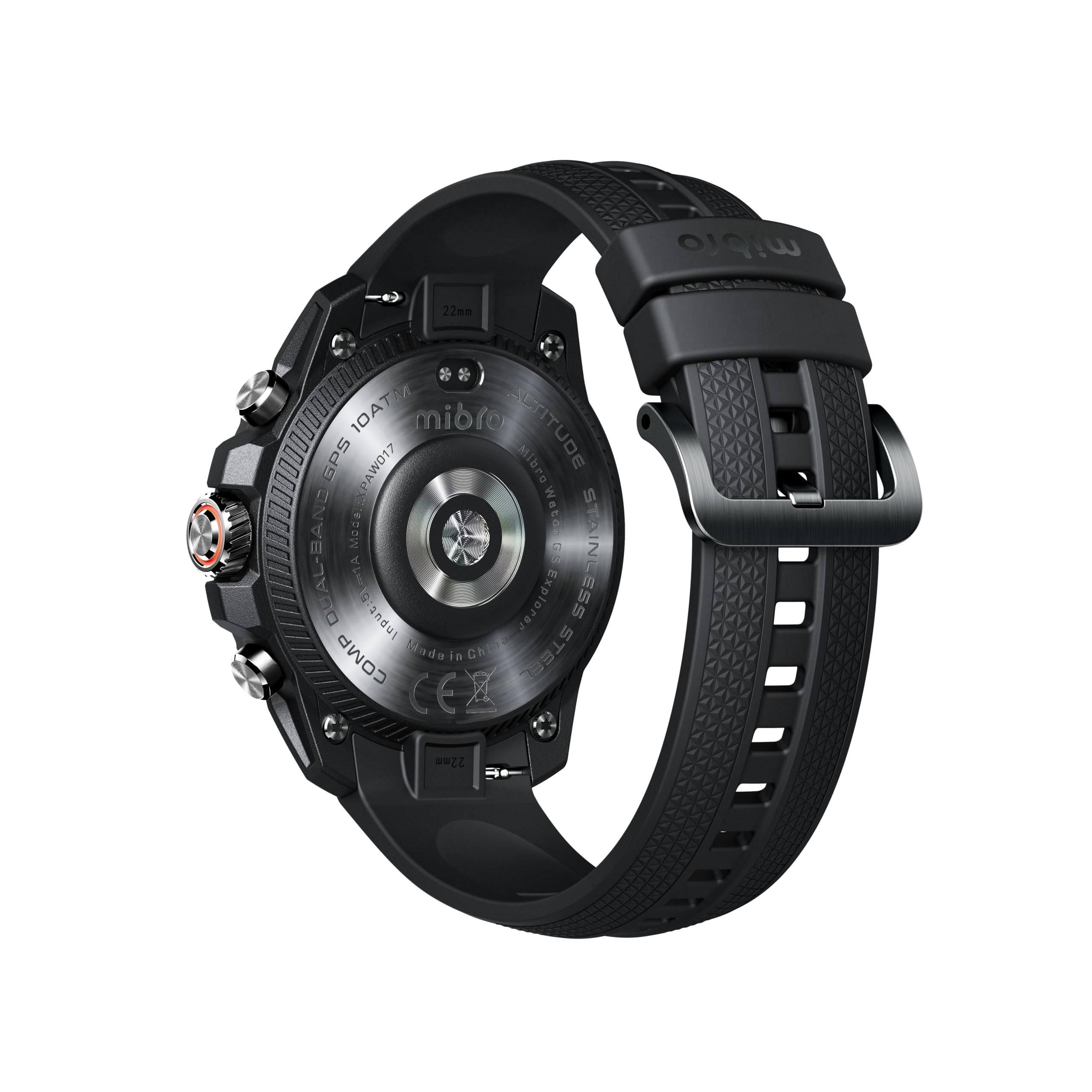 Mibro GS Explorer Smart Watch, schermo AMOLED rotondo da 1,34 pollici, supporta oltre 150 modalità sportive, GPS a doppia frequenza con 5 satelliti e livello impermeabile fino a 100 metri, nero