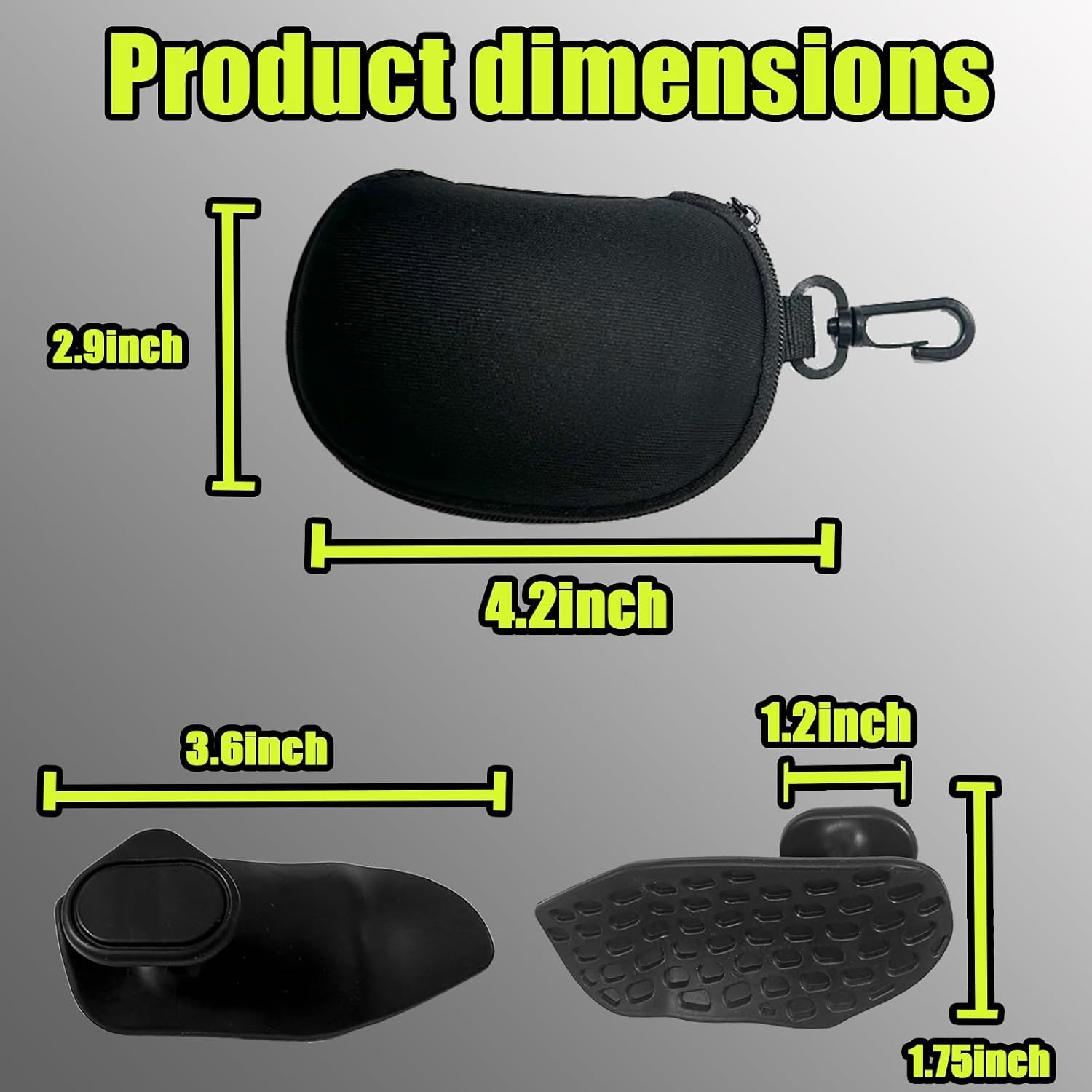 Silicone Weight Lifting Grips, Anti-Slip Gym Hand Pads