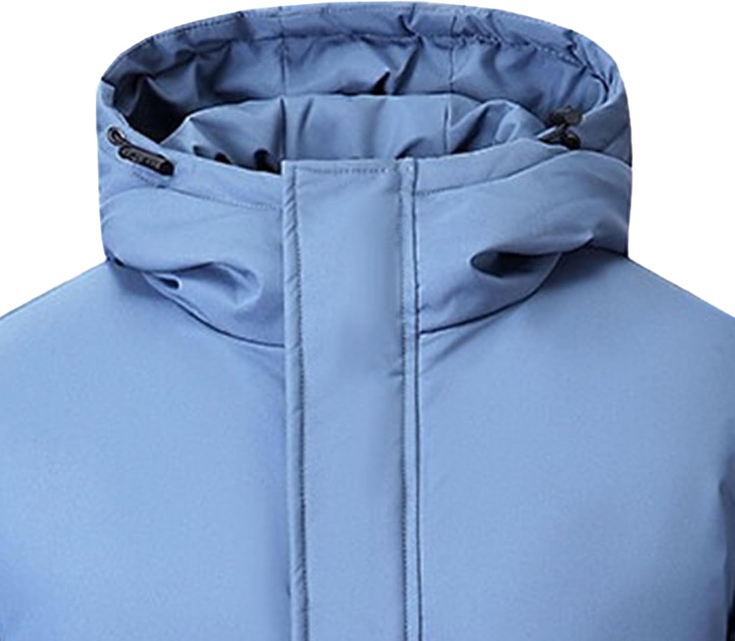 JEKE-DG Men's Thicken Warm Ski Puffer Jackets Insulated Waterproof Down Coats Hooded Casual Winter Quilted Coat