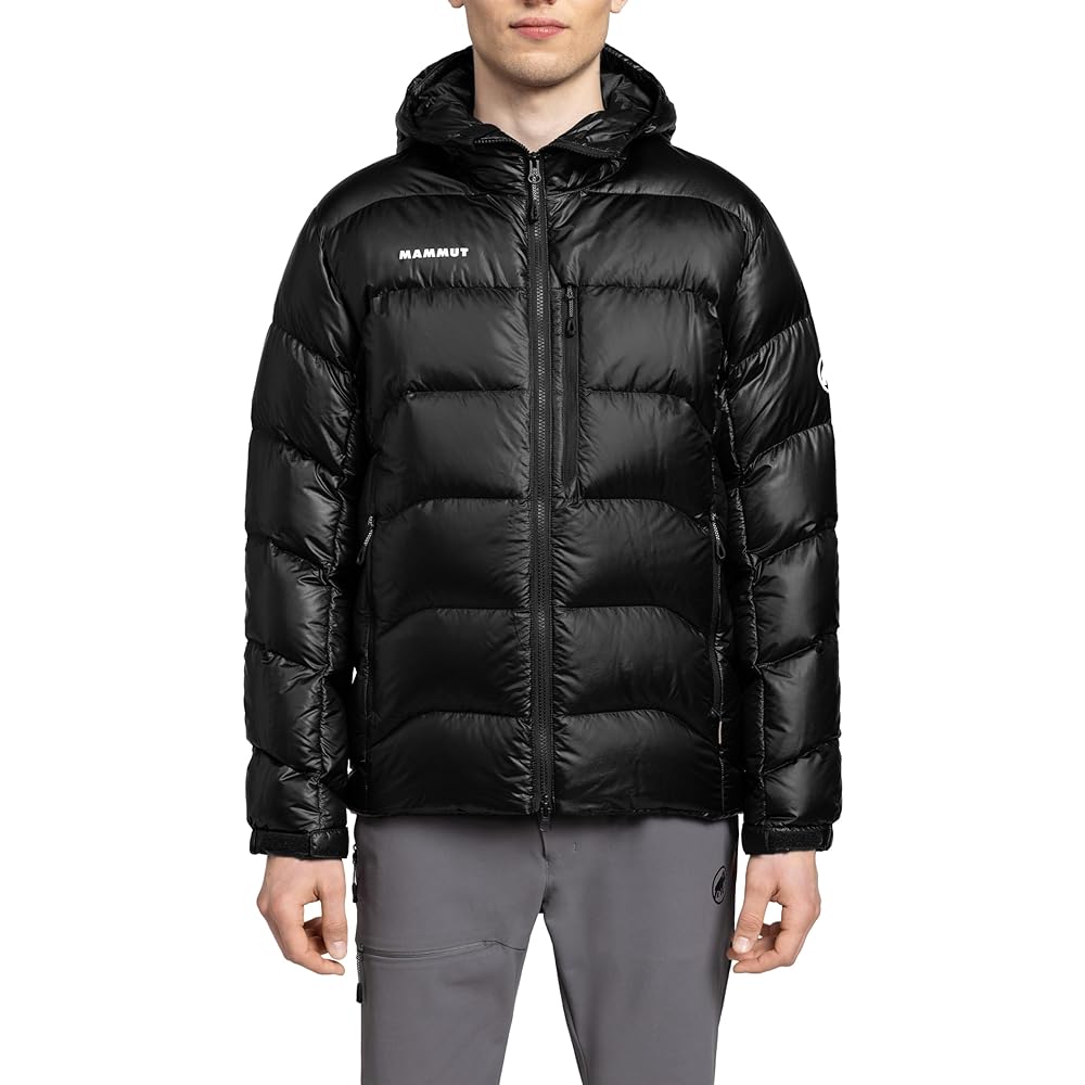 MAMMUT フード付きダウンジャケット Mサイズ　ブラック MAMMUT マムート ダウンジャケット 750FP メンズ アウター 軽量