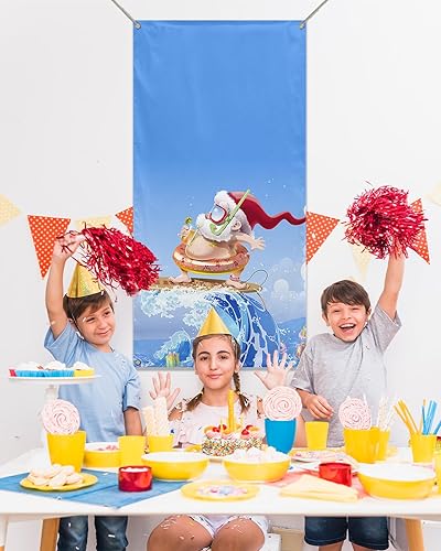 Miniatura 6 de Cubierta de puerta de Navidad, playa de verano, Papá Noel está surfeando, pancarta de Feliz Navidad, decoraciones de Navidad, cubierta de pared de