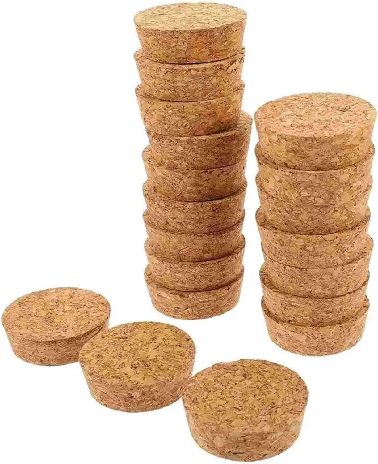 Natural Wood Wine Corks 40Pcs Glass Bottle Cork Airtight Stoppers Plugs Sealing Cover