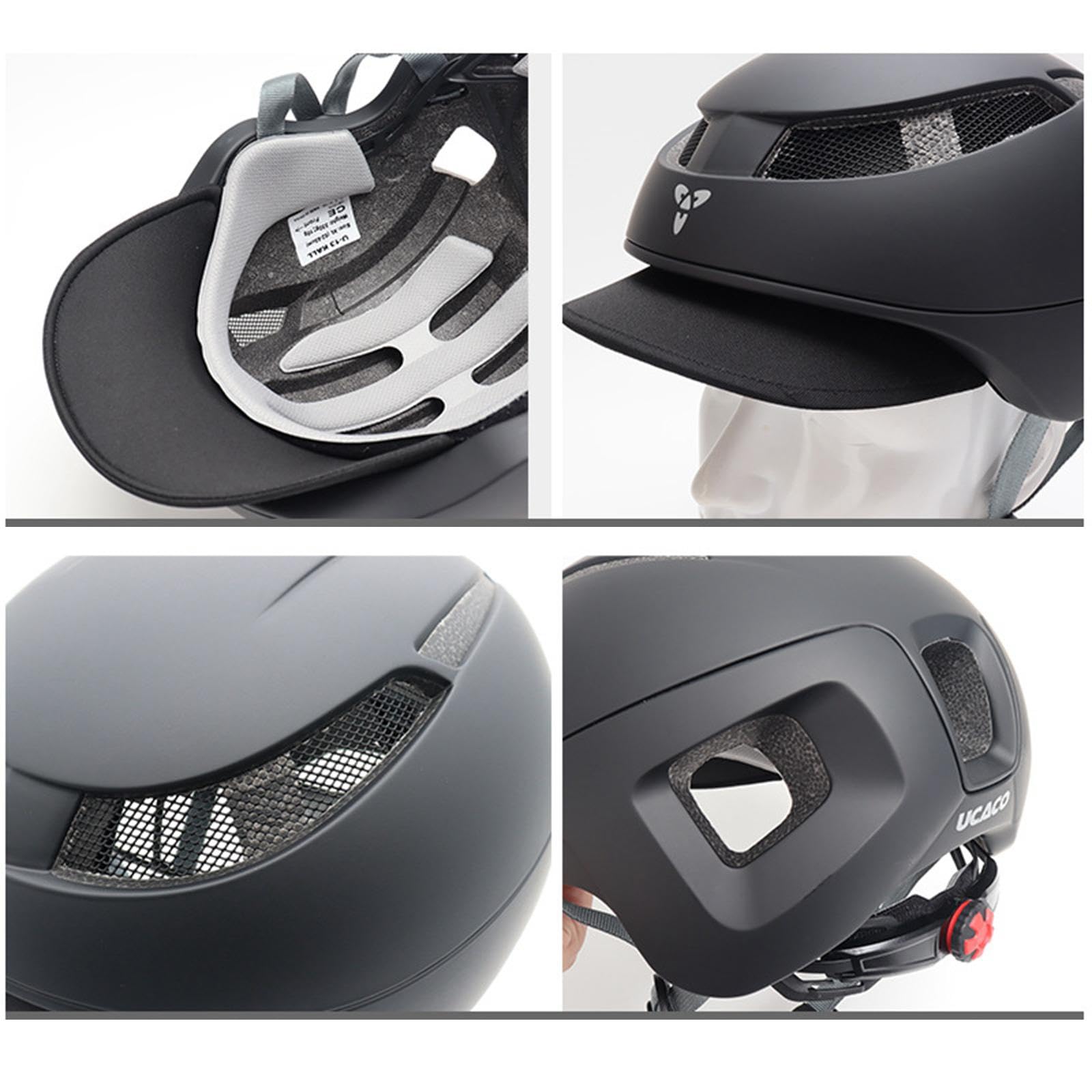 kowaku Casco da Equitazione con vestibilità Regolabile per Equitazione, Calotta in Policarbonato, Ventilazione Avanzata, Fibbia di, Adatto per Adul