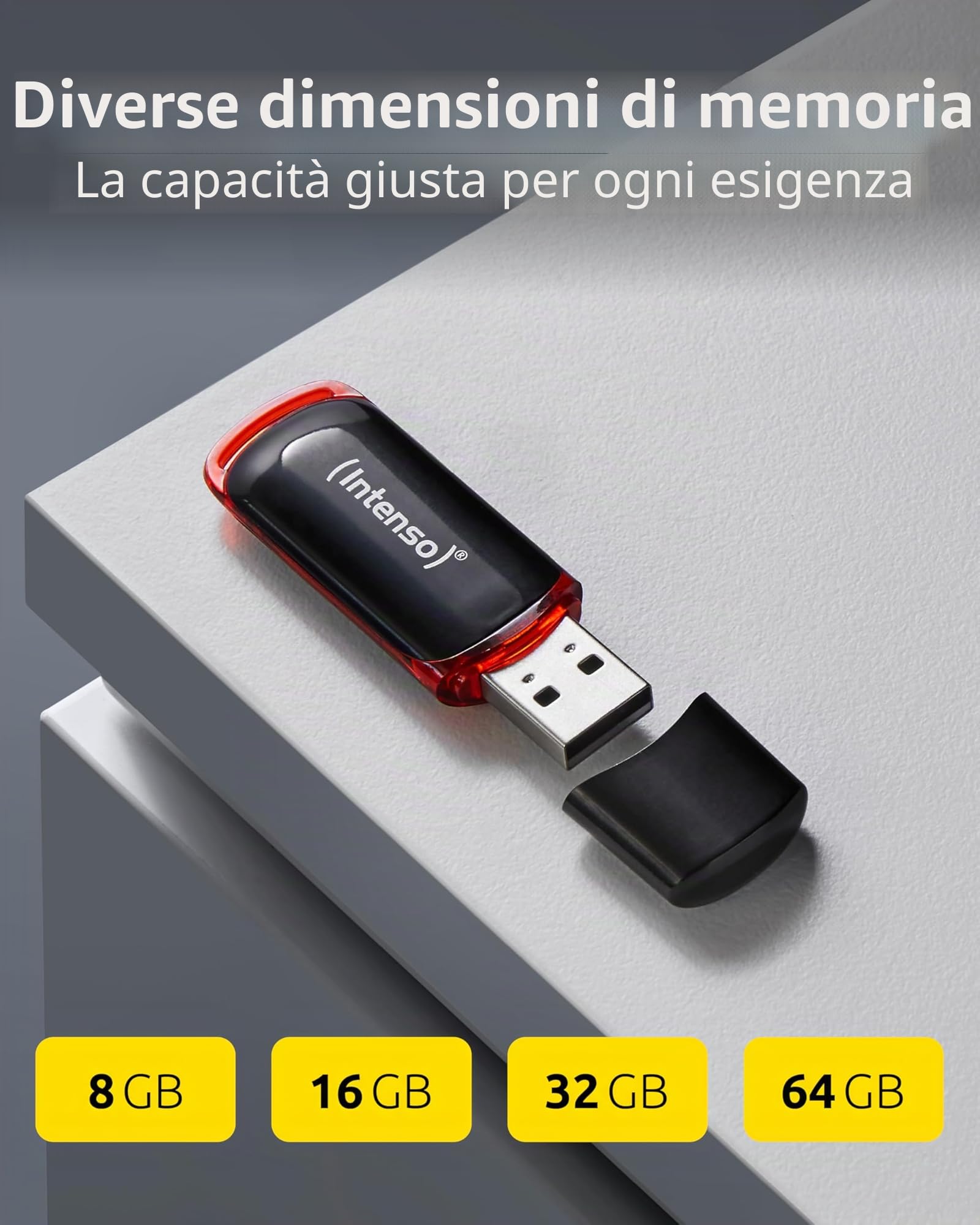 Intenso Business Line Flash Drive 16 GB USB 2.0 Black/Red