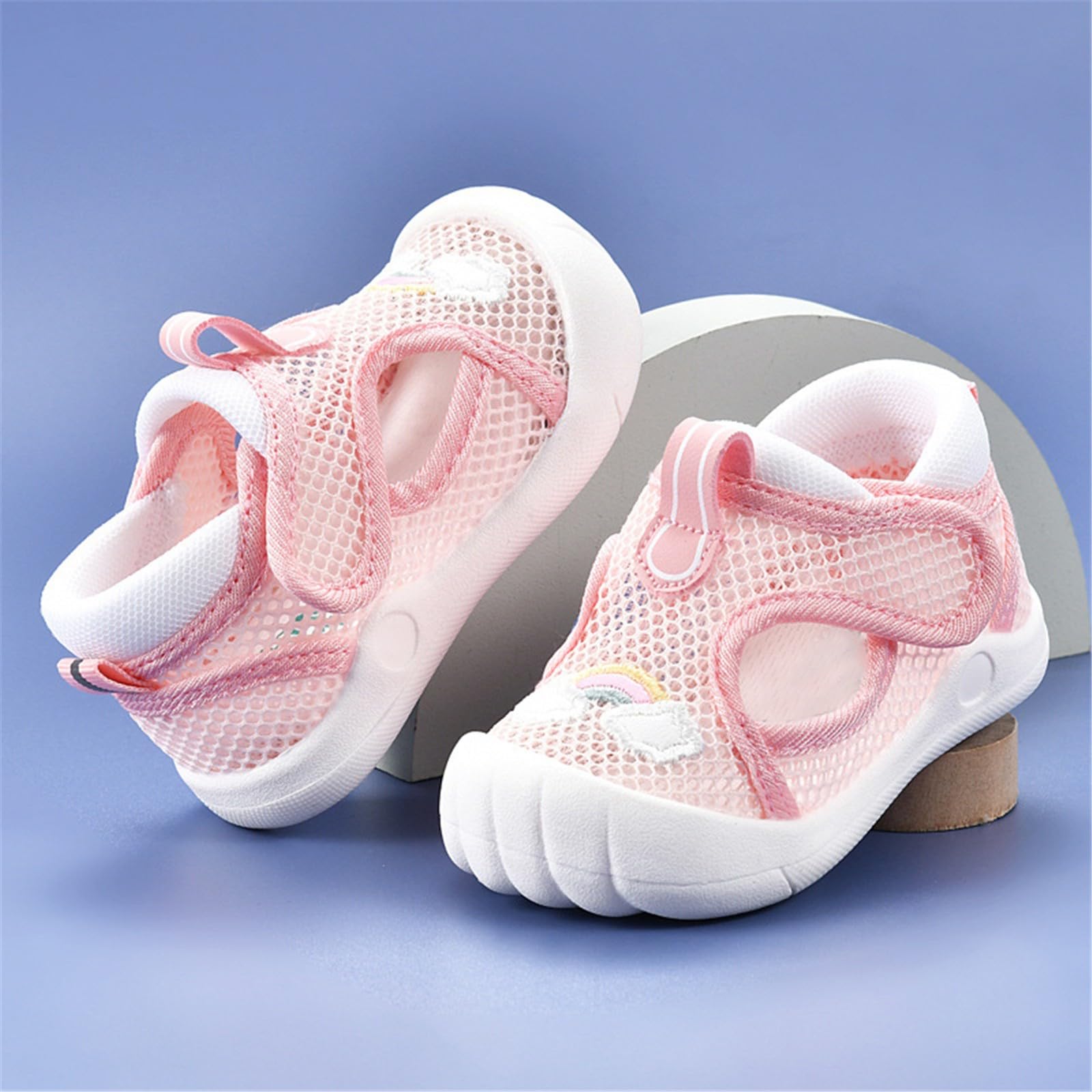 Generisch Ciabatte da bagno per bambini 20 sandali per bambini e ragazze, neonati, sneakers, carino traspirante a rete antiscivolo, sandali da trekking per ragazze 23, a, 22 EU