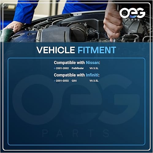 Miniatura 4 de Piezas OEG nuevo alternador compatible con Infiniti QX4 2001 2002 01 02, compatible con Nissan Pathfinder 2001 2002 01 02 3.5L 23100-2W400