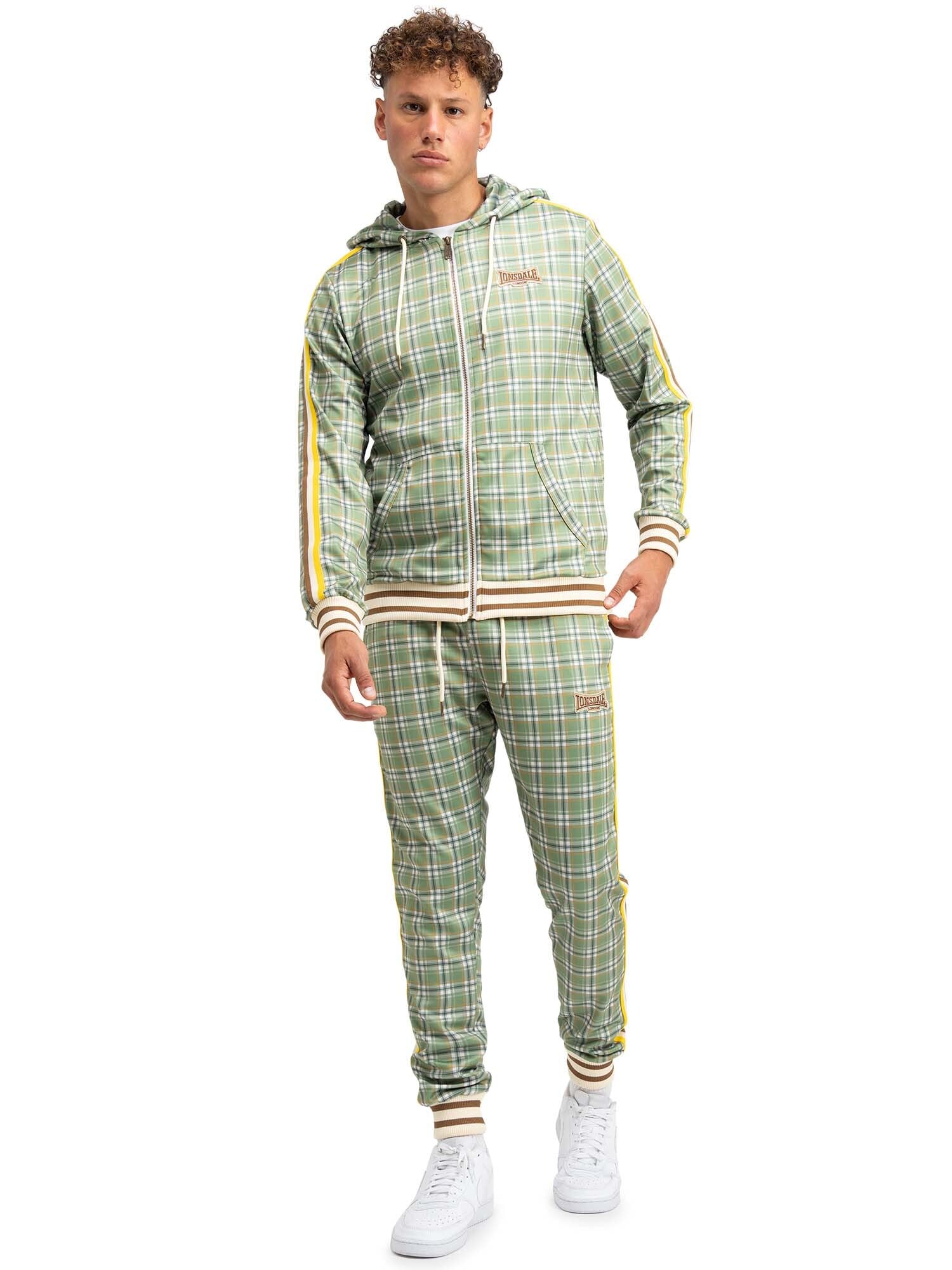 Lonsdale Trainingsanzug LITTLESTONE | XXL Grün/Gelb/Ecru