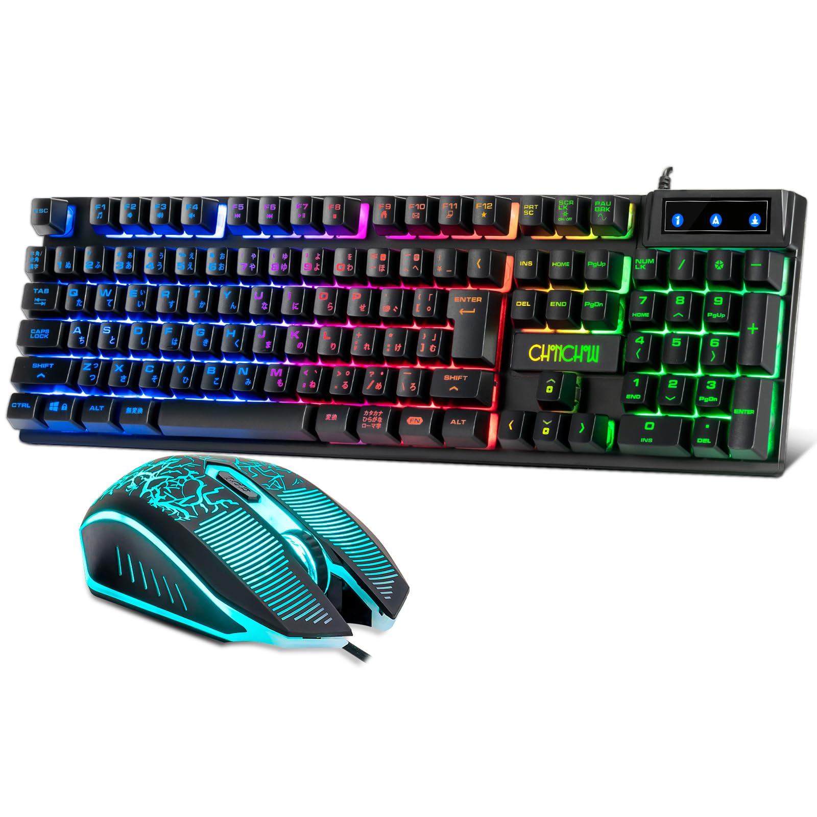 Amazon | CHONCHOW ゲーミングキーボードマウスセット ps4 スイッチに