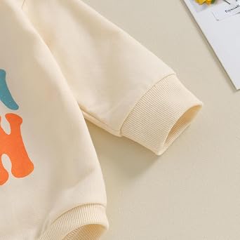New to the Cousin Crew Baby Boy Girl Bubble Romper Sweatshirt Long Sleeve Oversized Bodysuit Fall Clothes