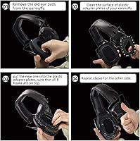 Vista 4 de Almohadillas de gel PROHEAR GEP02 para orejeras Howard Leight de Honeywell Impact Sport Pro Sync Lightning