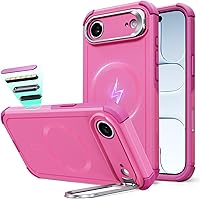 Vista 43 de ESR Funda magnética resistente para iPhone 13 Pro con soporte, protección contra caídas de grado militar de 23 pies, compatible con accesorios