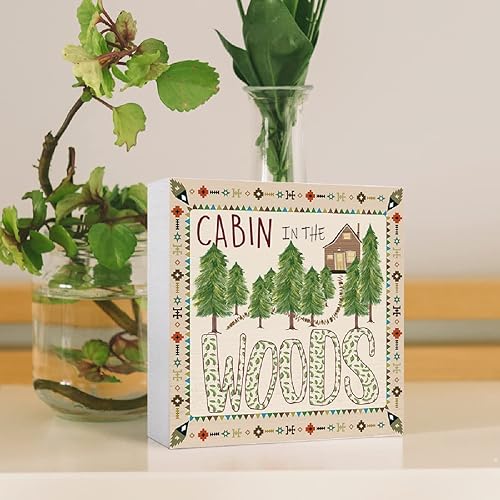 Miniatura 4 de Letrero de madera con texto en inglés "Lake Every Hour is Happy Hour", decoración de escritorio para el hogar, dormitorio, oficina, escritorio,