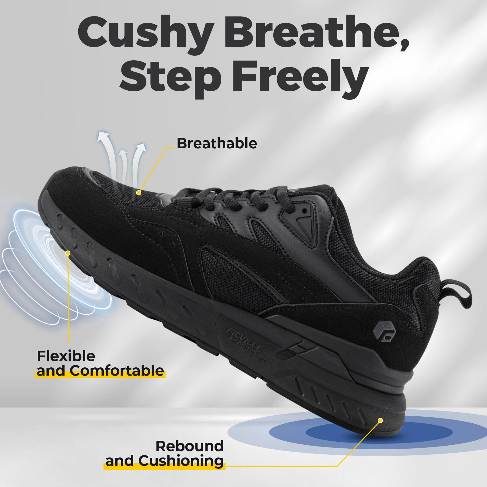 Fitville Extra Wide Buty Do Biegania Damskie Sportowe Buty Do Chodzenia Lekkie Fitness Wygodne Trampki Dla Szerokie Stóp