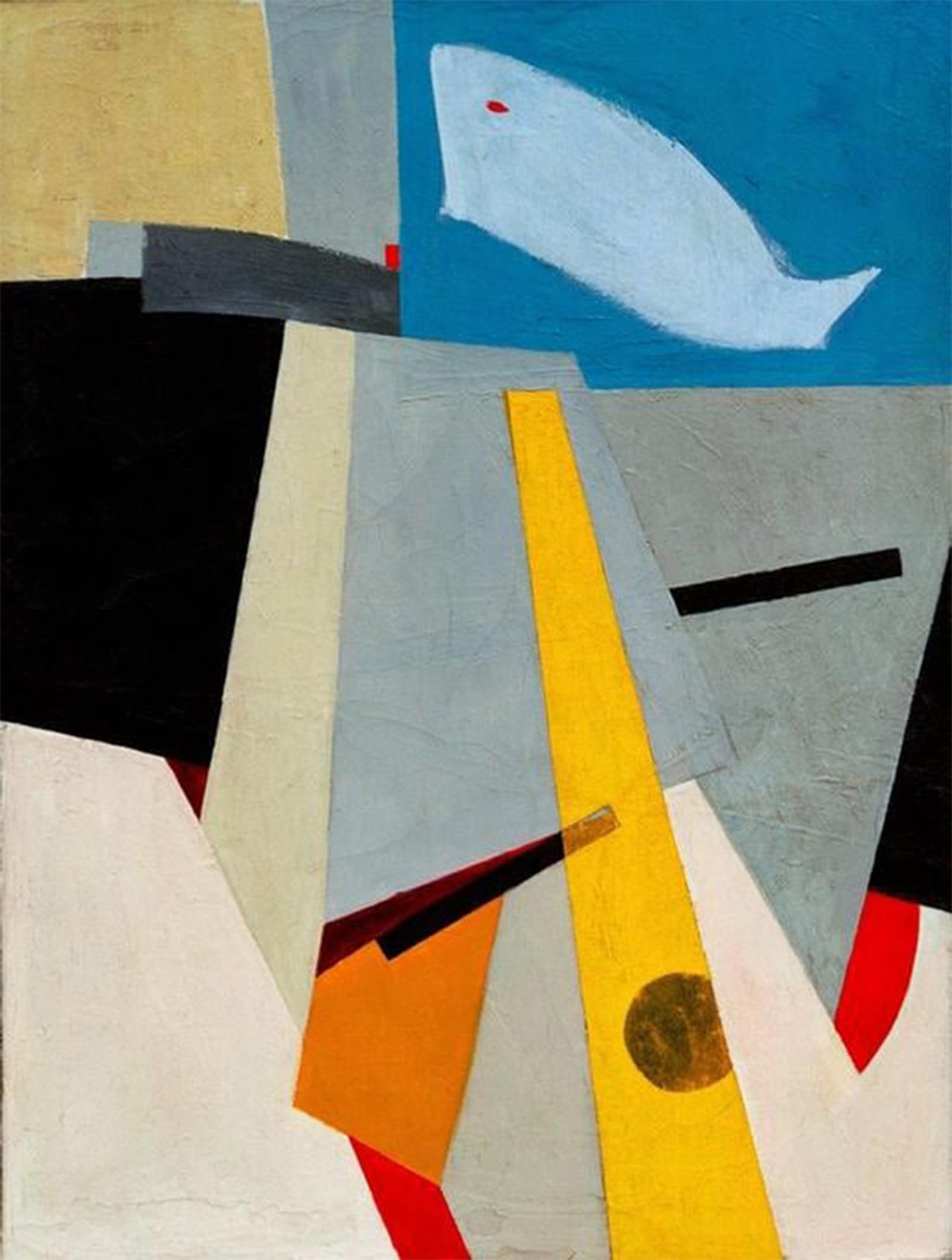 POSTERIIk Famous Print Pop Art Wall Art Graffiti Picture with Whale by Kurt Schwitters Art Prints for Home Decor 60x90cm