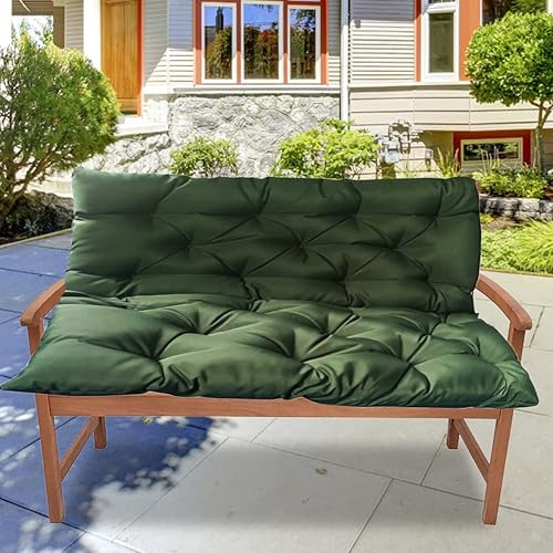 CojĂn de asiento de columpio para banco de jardĂn con respaldo, funda ultra gruesa para asiento de sofá de 2 a 3 plazas, almohadilla de asiento CojĂn de asiento de columpio para banco de jardĂn con respaldo, funda ultra gruesa para asiento de sofá de 2 a 3 plazas, almohadilla de asiento