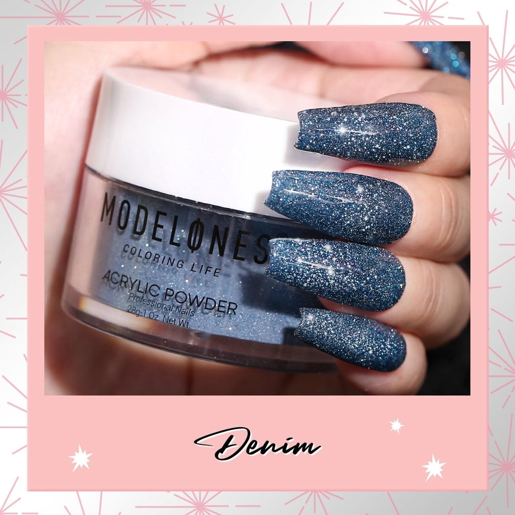 Modelones Acrylic Nail Powder from BELLE GAGA Acrylic Powder for Spring Easter Acrylic Nail Art 3D Nail Carving French Nail Extension Gift for Women (B202010402A, 28g) 2
