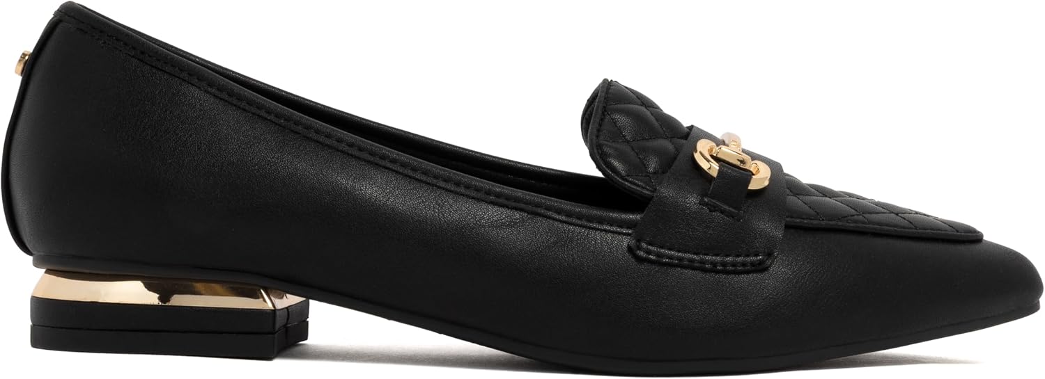 Jones New York Women's Pointed Toe Quilted Loafers | Professional Work Flats with Cushioned Footbed | Faux Leather Business Casual Slip On Dress Shoes image 2