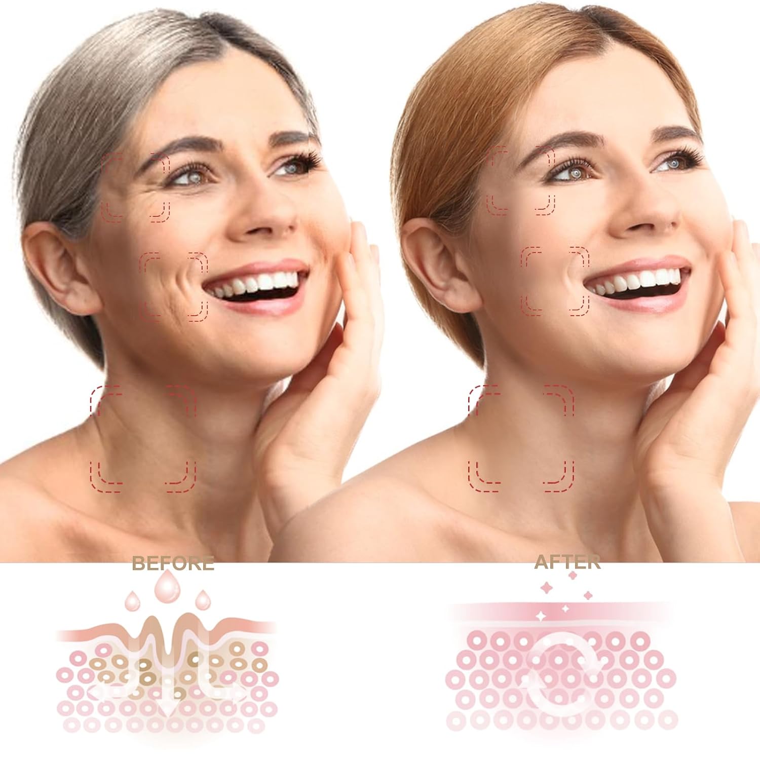 Face and Neck Massager,7 Color LED Facial Massager for Skin Care,Light Therapy for Face, Multifunctional Beauty Massager Tools Face and Neck Massager,7 Color LED Facial Massager for Skin Care,Light Therapy for Face, Multifunctional Beauty Massager Tools