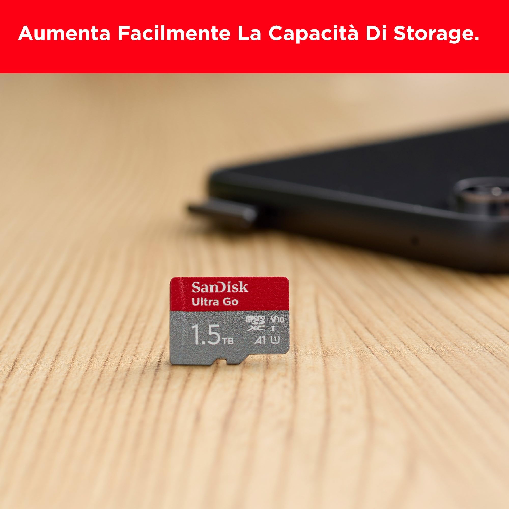SanDisk 64GB Ultra Go MicroSDXC Card + SD Adapter (for Android Smartphones and Tablets, UHS-I, up to 150MB/s, Full HD Video,  - 2