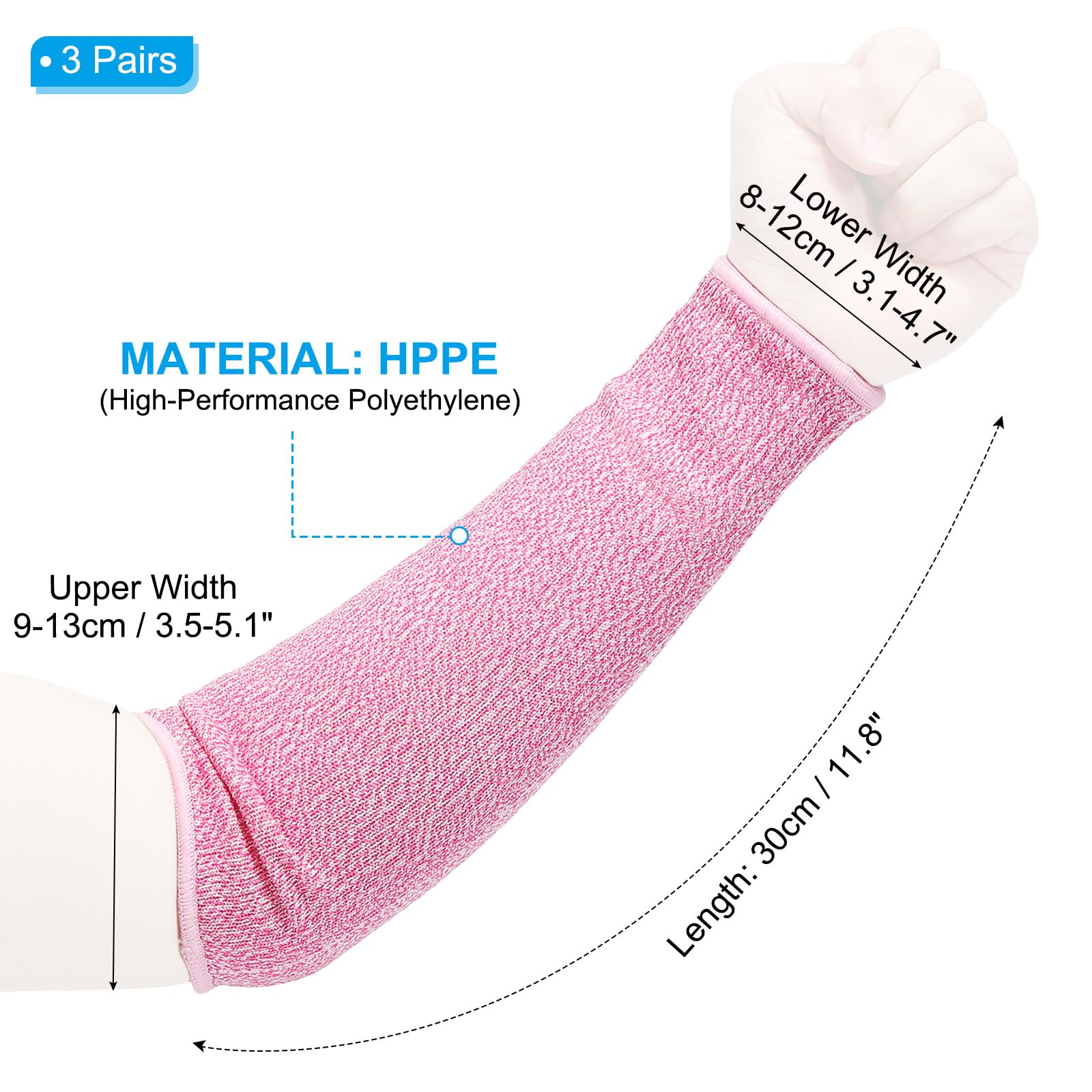 PATIKIL 12 Inch Cut Resistant Sleeve - Image 2