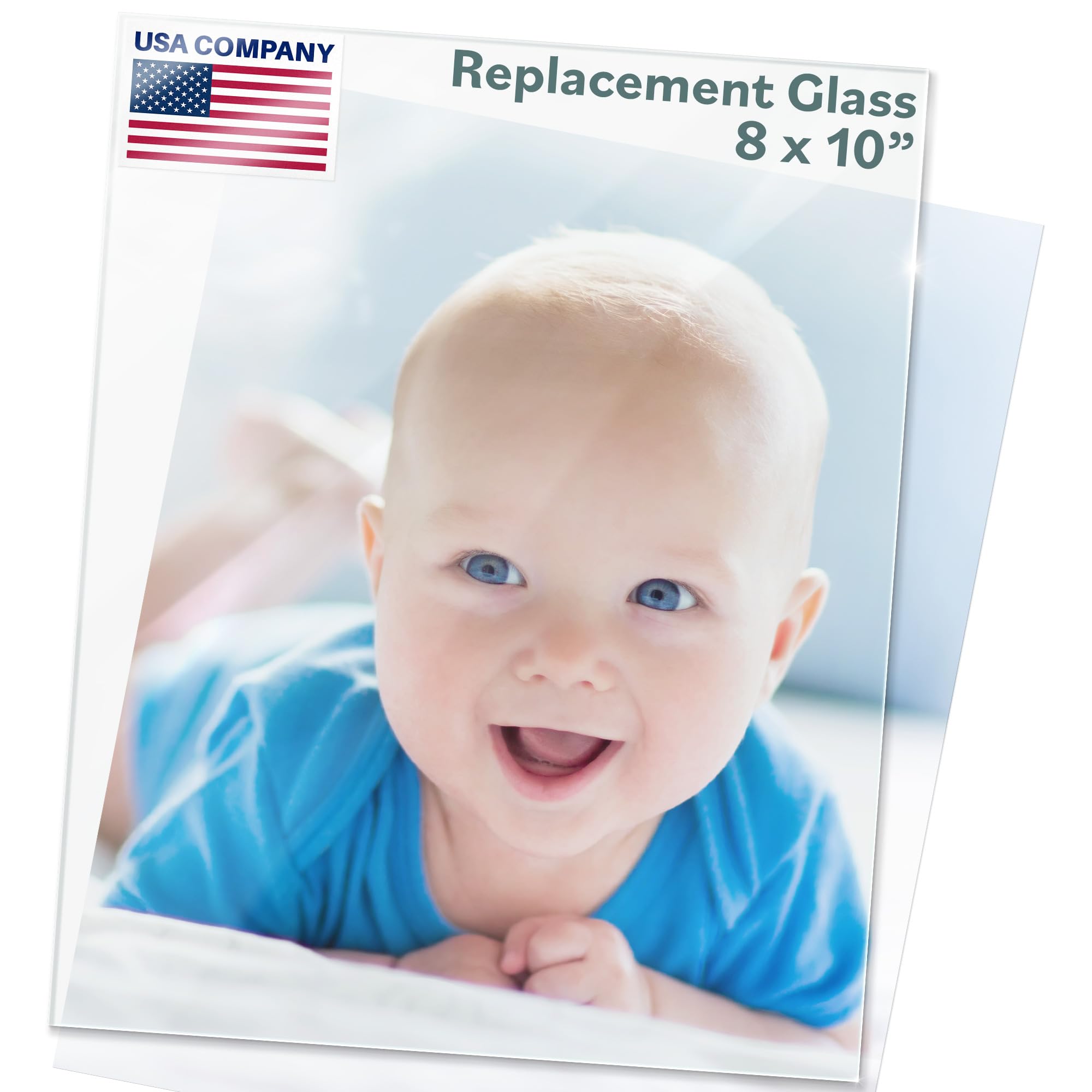 Verre de rechange cadre photo 20,3 x 25,4 cm transparent lot de 3 MIFFLIN