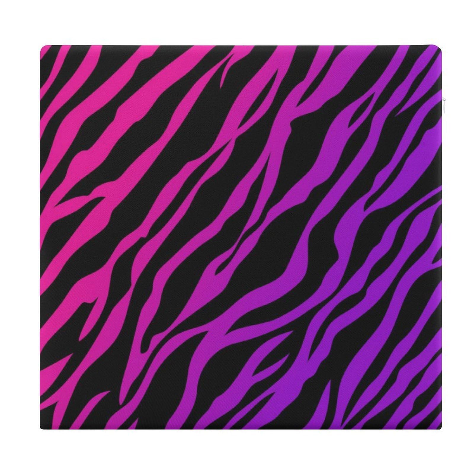 JZemdybill Chair Pad, Zebra Tiger Leopard Pink Seat Pad, Square Chair Cushion for Yoga Living Room Balcony