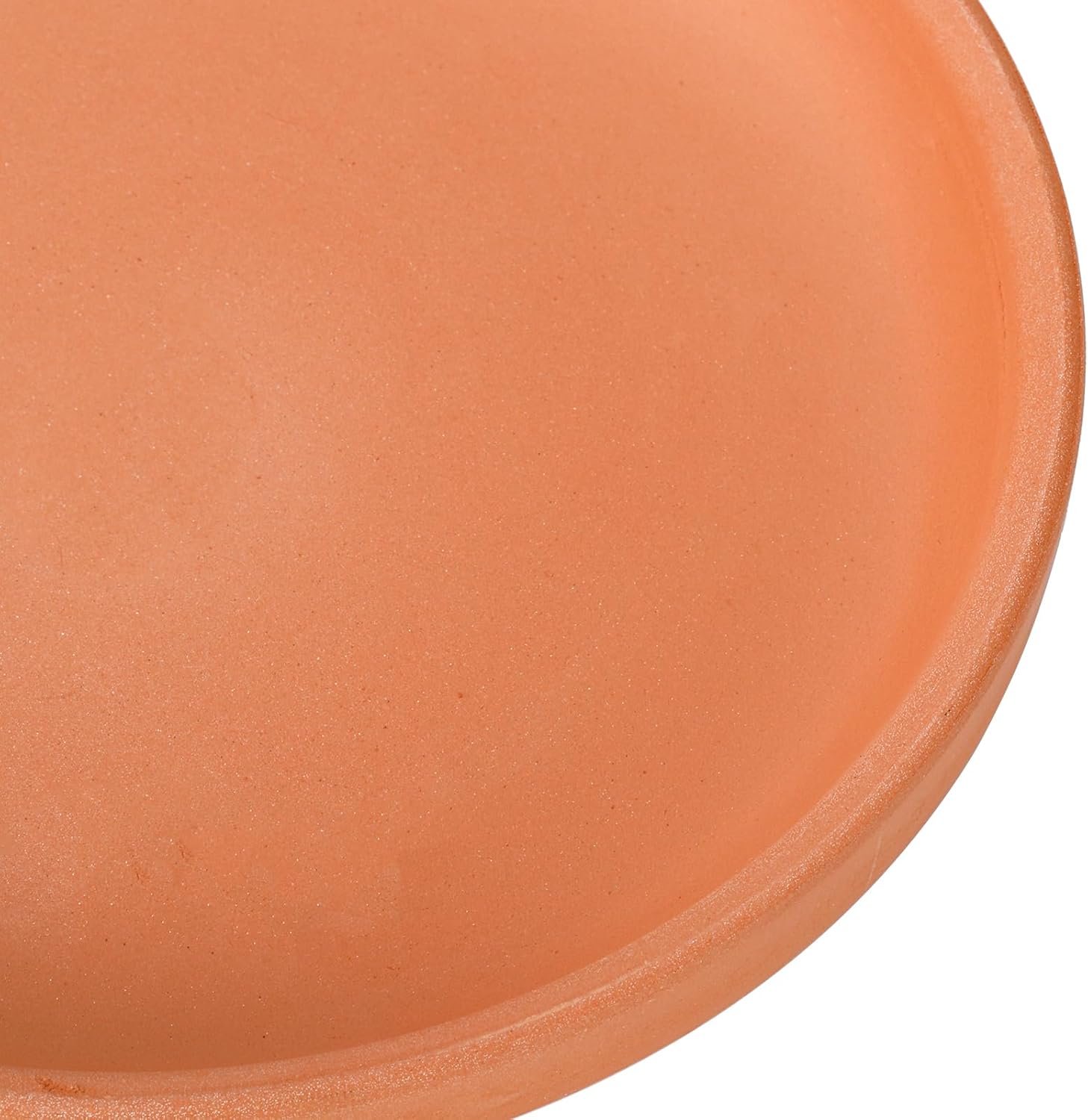 Suwimut 10 Pack Terracotta Pot Plant Saucer, 6 Inch Round Terra Cotta Planter Saucers for 5 Inch 5.5 Inch 6 Inch Flower Pot with Drainage Hole, Small Clay Planter Drip Trays for Indoor, Outdoor Plants