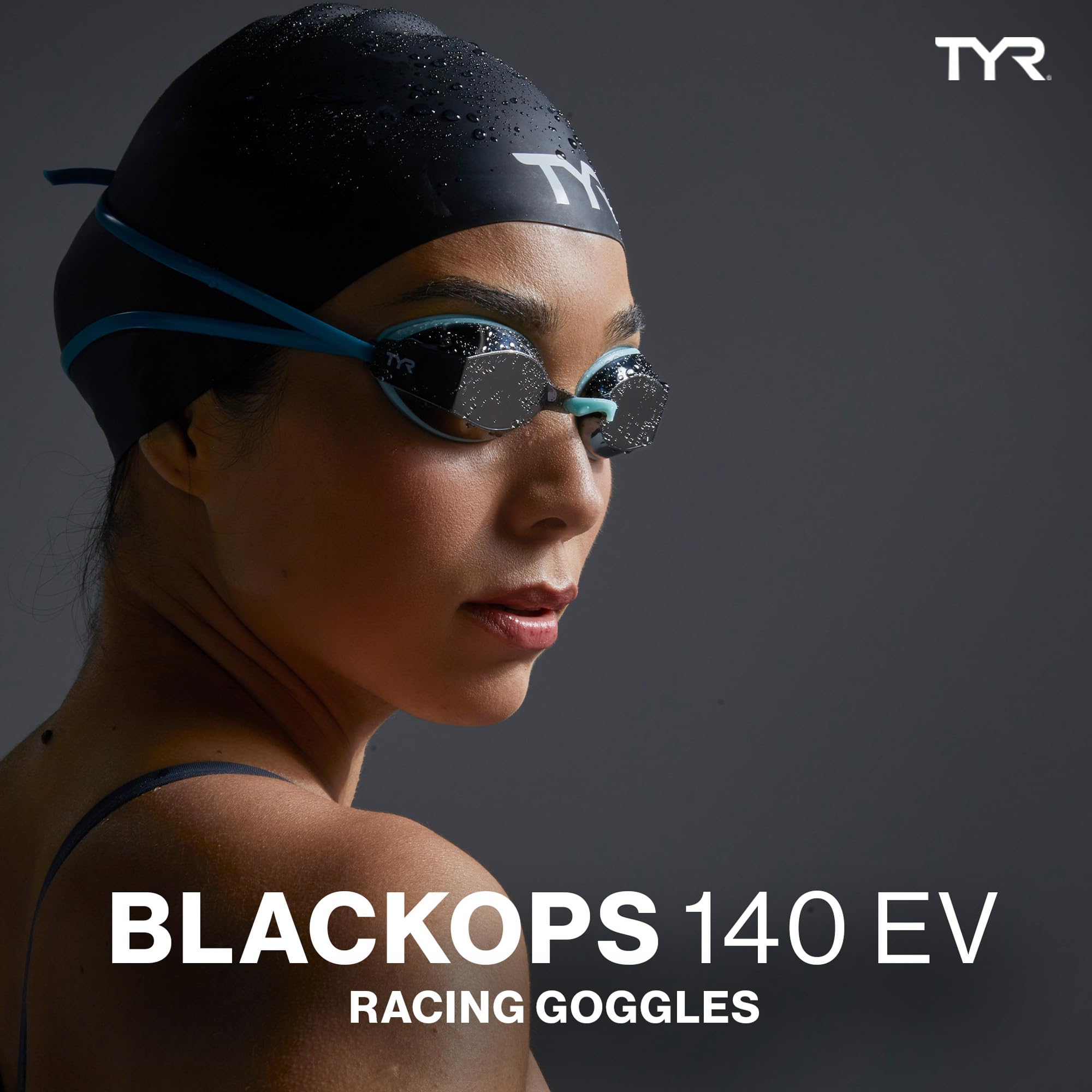 TYR Blackops 140 Ev Racing Mirrored Swim Goggles Adult Fit BLACKOPS 140 EV RACING SPECCHIATO ADULTO FIT Unisex - Adulto (Pacco da 1)