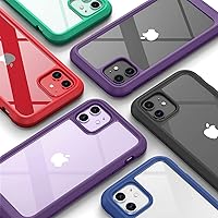Vista 6 de DIACLARA - Funda transparente compatible con iPhone XR 6.1 pulgadas 2018